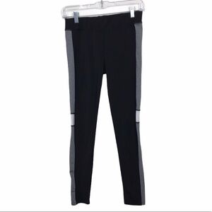 BSP Black Color Block Side Stripe Leggings